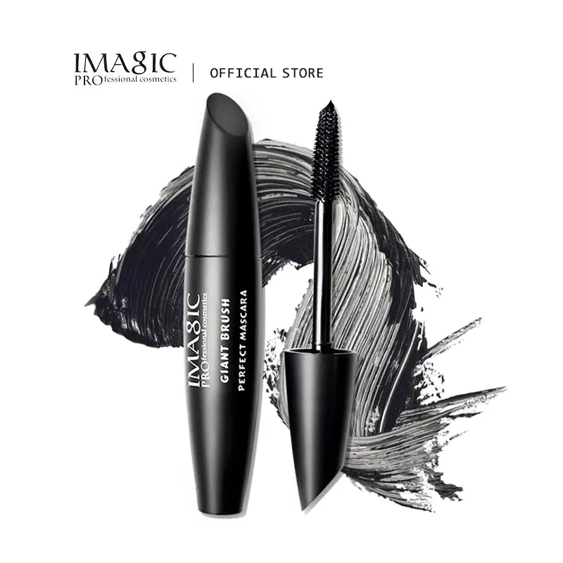 IMAGIC 4D Black Mascara Silk Fiber Eyelashes Lengthening Mascara Waterproof  Long Lasting Lash Mascara Volume Eye Cosmetics